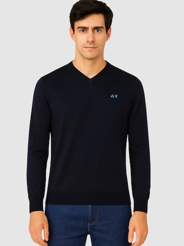 SUN68 Pullover 'K45102' i blå