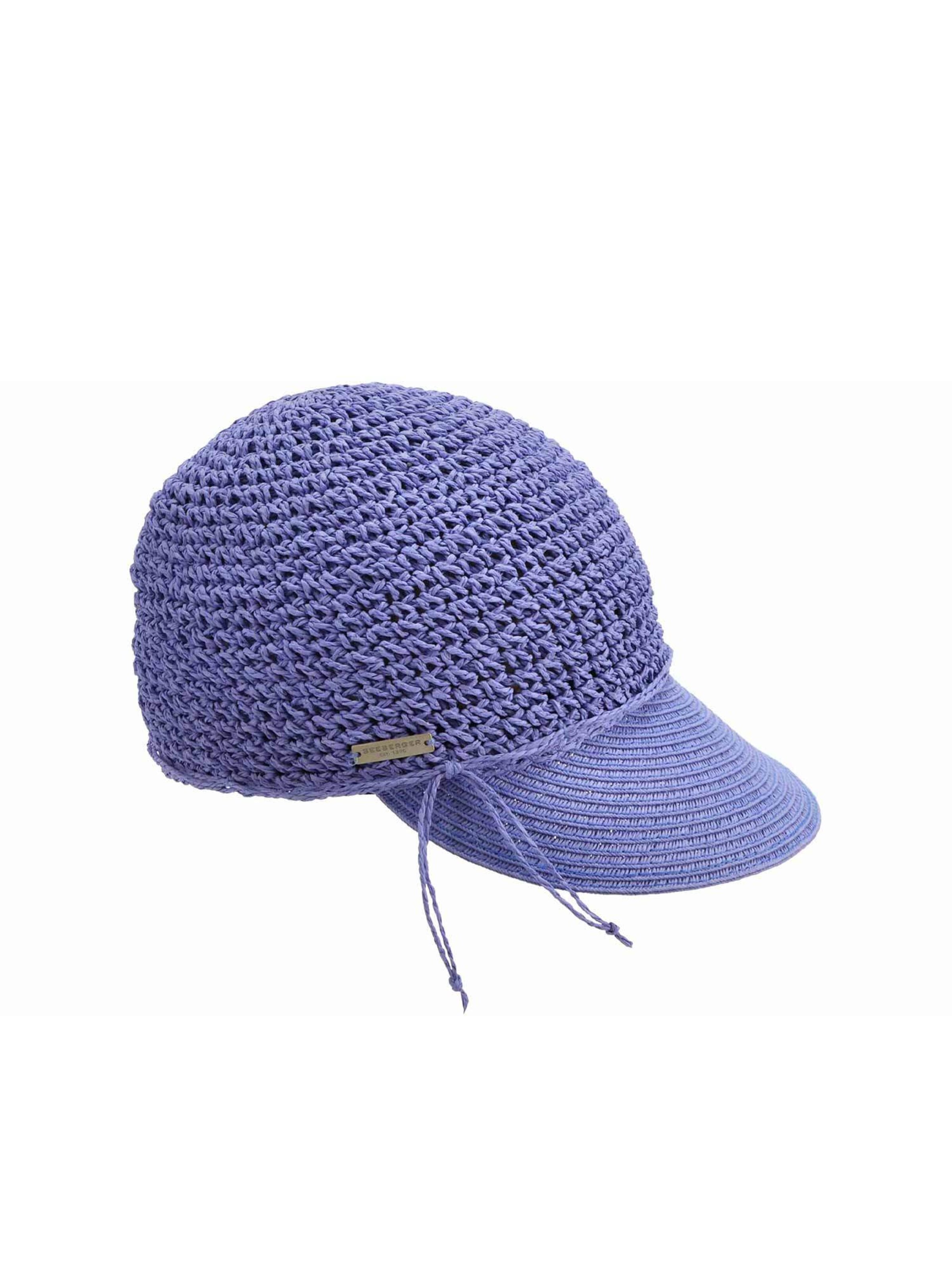 Seeberger Cap 'Cap'‌‌‌‌‌‌‌‌‌‌ in Lila: Vorderseite