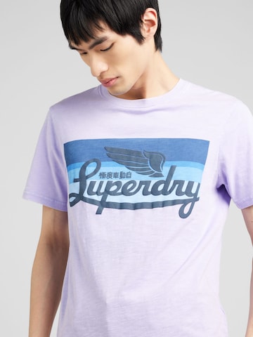 Superdry Koszulka 'Cali' w kolorze fioletowy