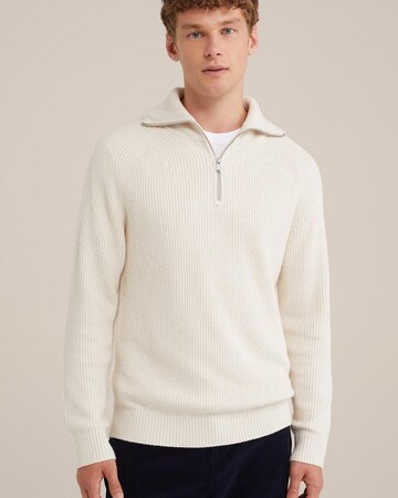 WE Fashion Sweter w kolorze biały: przód