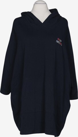 Ulla Popken Sweatshirt & Zip-Up Hoodie in 9XL in Blue: front