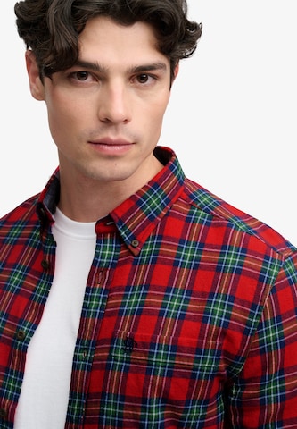 Regular fit Camicia di Superdry & Co in rosso