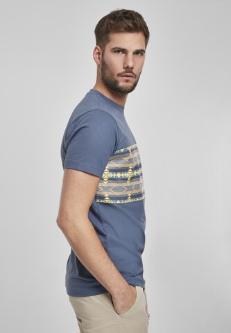 Urban Classics Regular Fit T-Shirt 'Inka' in Blau