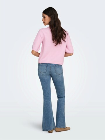 JDY Knit Cardigan 'JDYRUE' in Pink