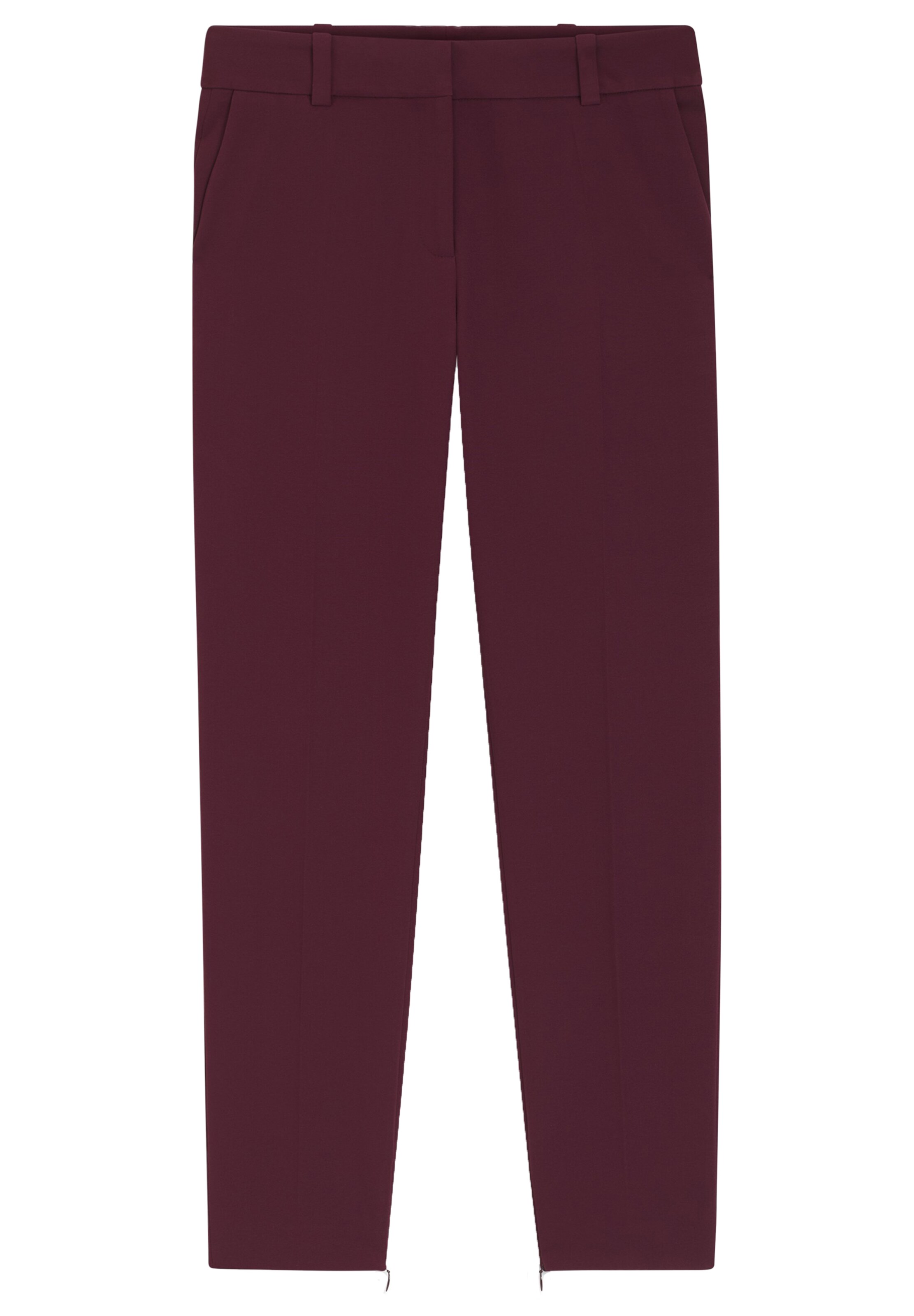 HUGO Slim fit Pants 'Hedima-1' in Red: front