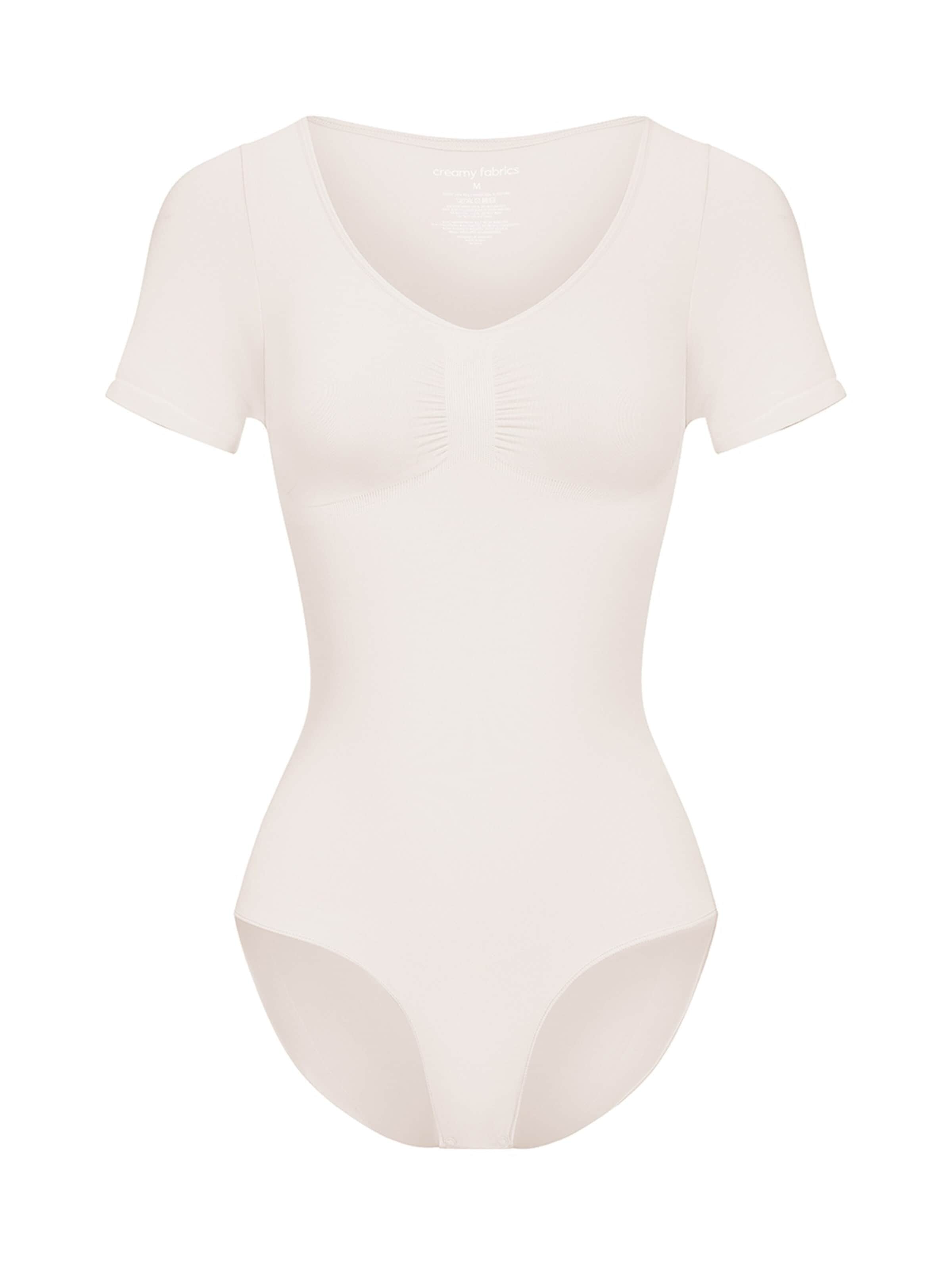 cfab Shaping bodysuit 'T-Shirt Bodysuit Sculpting Shapewear mit Slip' in Beige: front