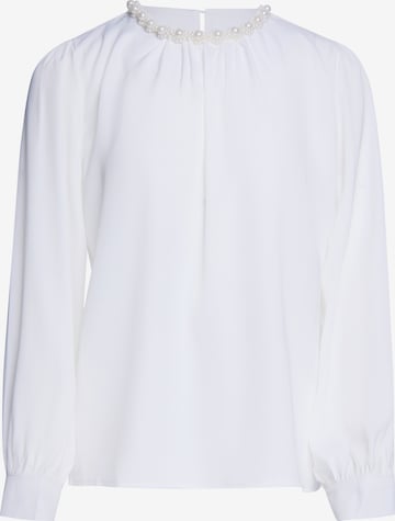 usha BLACK LABEL - Blusa en blanco: frente