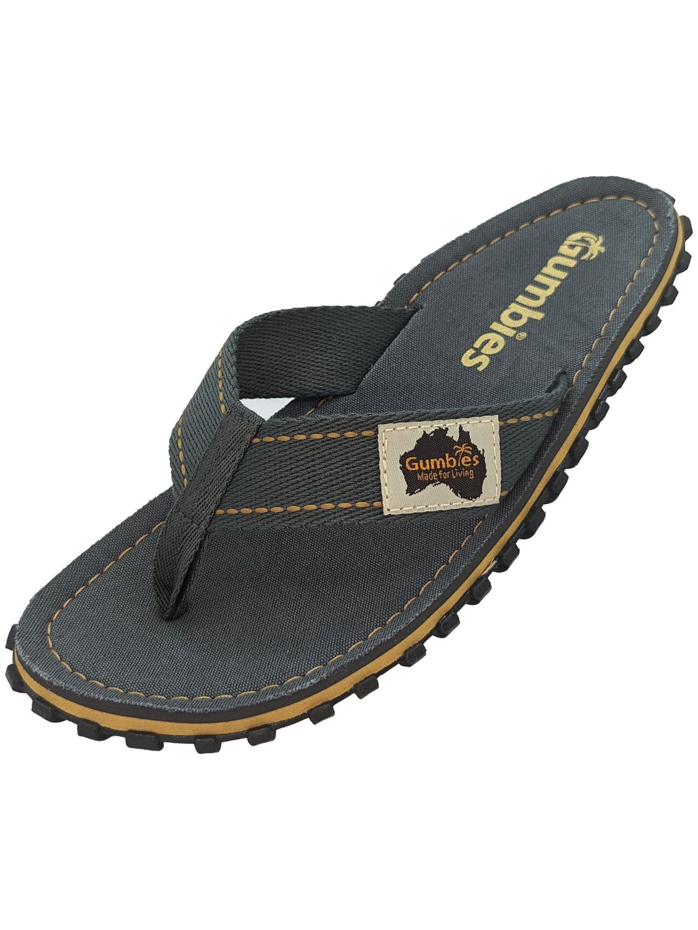 Gumbies Zehentrenner 'Gumbies Original'‌‌‌‌‌‌‌ in Grau: Vorderseite