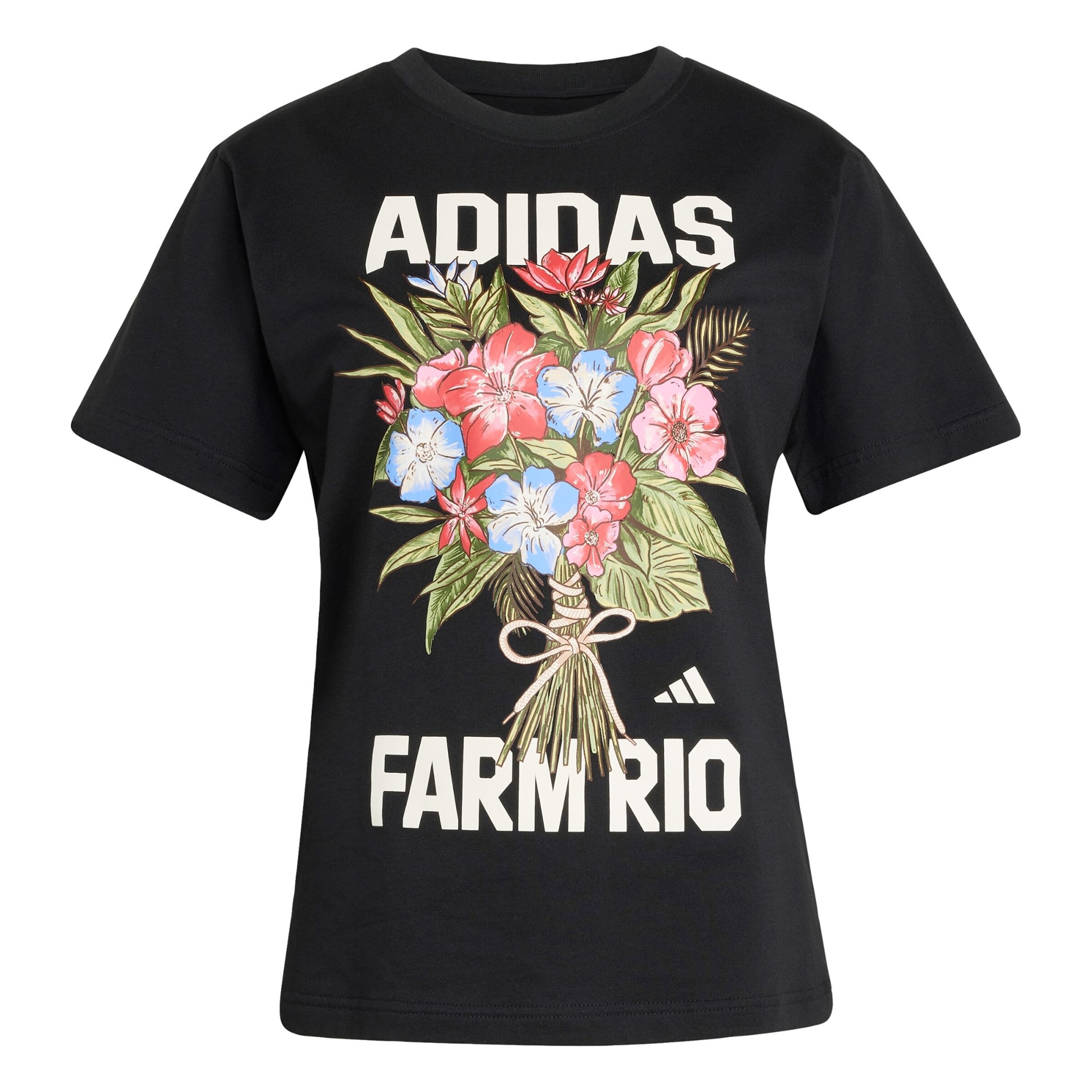 T-shirt fonctionnel 'Adidas x Farm Rio' ADIDAS SPORTSWEAR en noir : devant