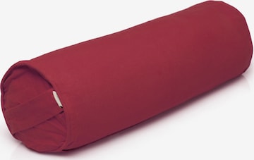 YOGISTAR.COM Pillow ' Yin Plus' in Red: front