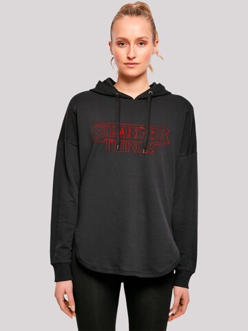 F4NT4STIC Sweatshirt 'Stranger Things Netflix TV Series' in Black: front