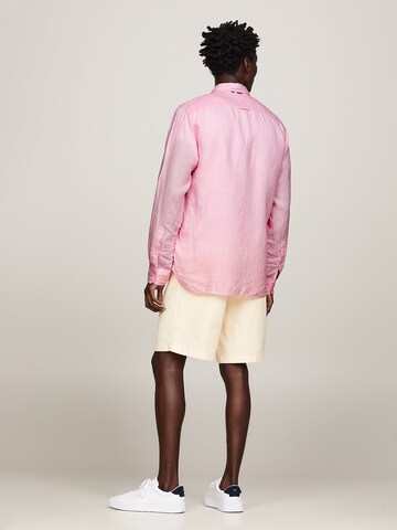 TOMMY HILFIGER Regular Fit Hemd in Pink