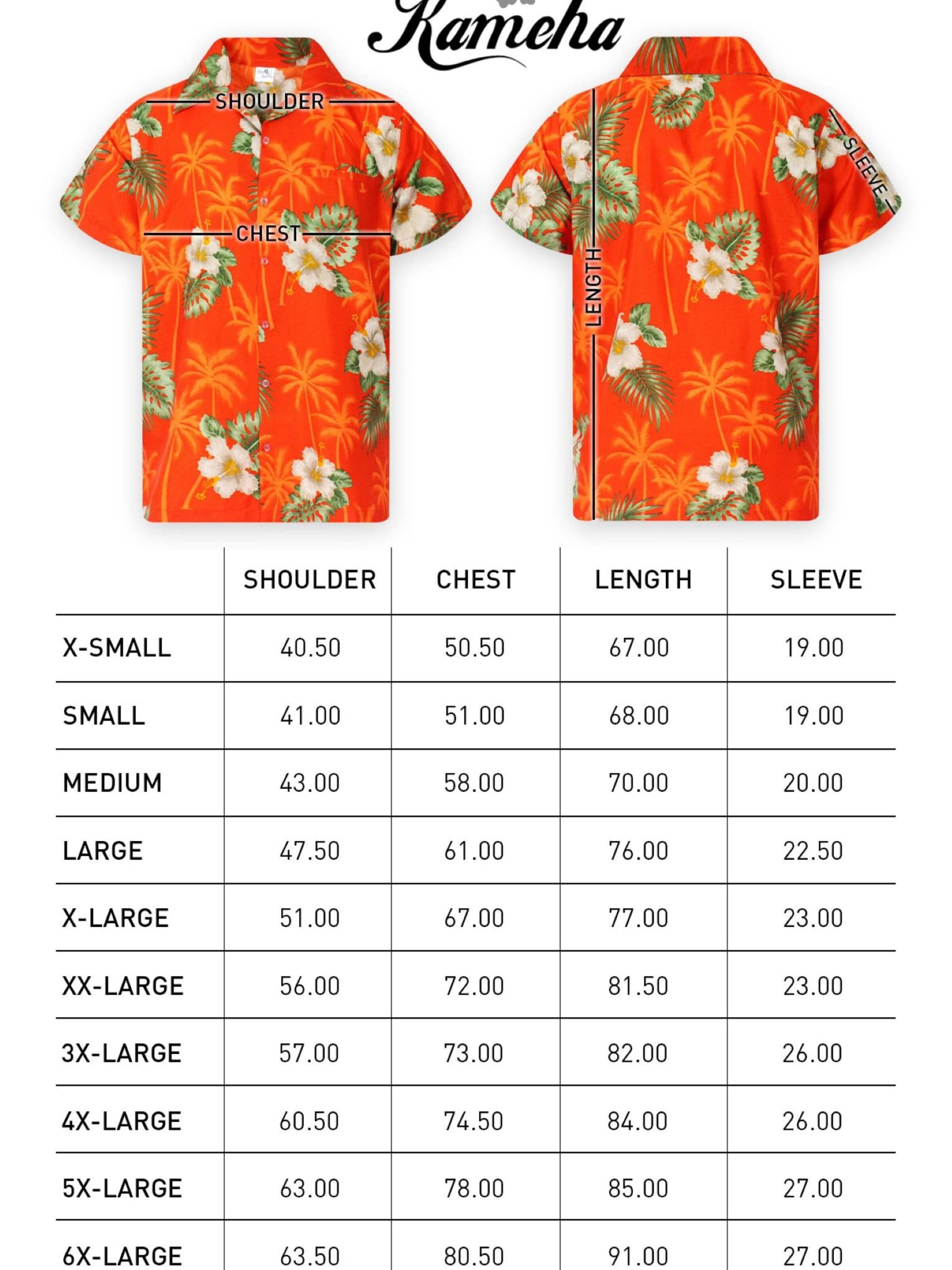 Maglietta 'Small Flower' di King Kameha in arancione