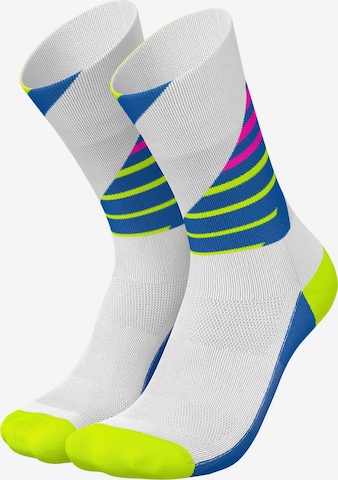 INCYLENCE Athletic Socks 'LADDERS' in Yellow: front