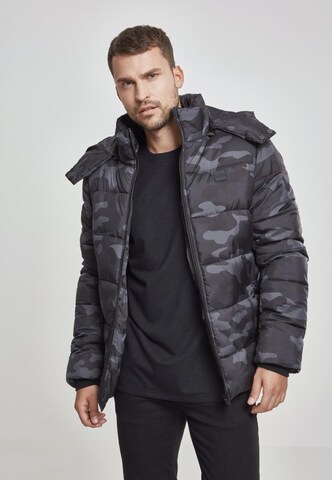 Urban Classics Winter Jacket in Grey: front