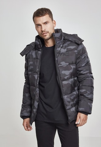 Urban Classics Winter jacket in Grey: front