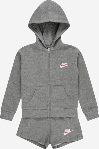 Nike Sportswear Jogginganzug in Grau: predná strana