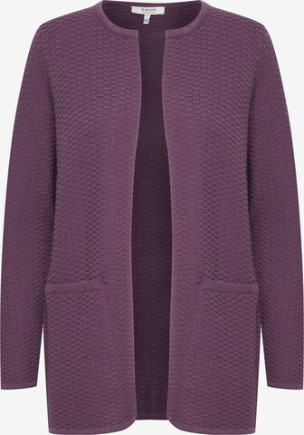 Cardigan 'MANJA' b.young en violet : devant