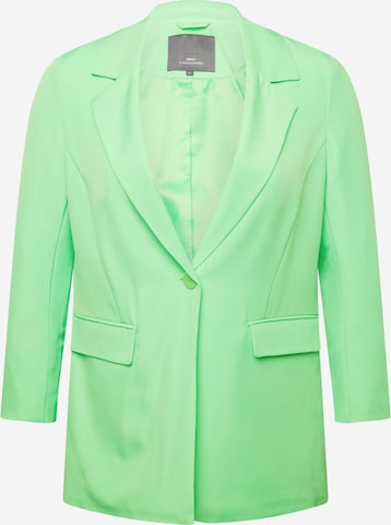 Blazer 'THEA' di ONLY Carmakoma in verde: frontale