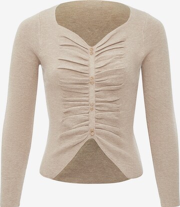 leo selection Sweater in Beige: front