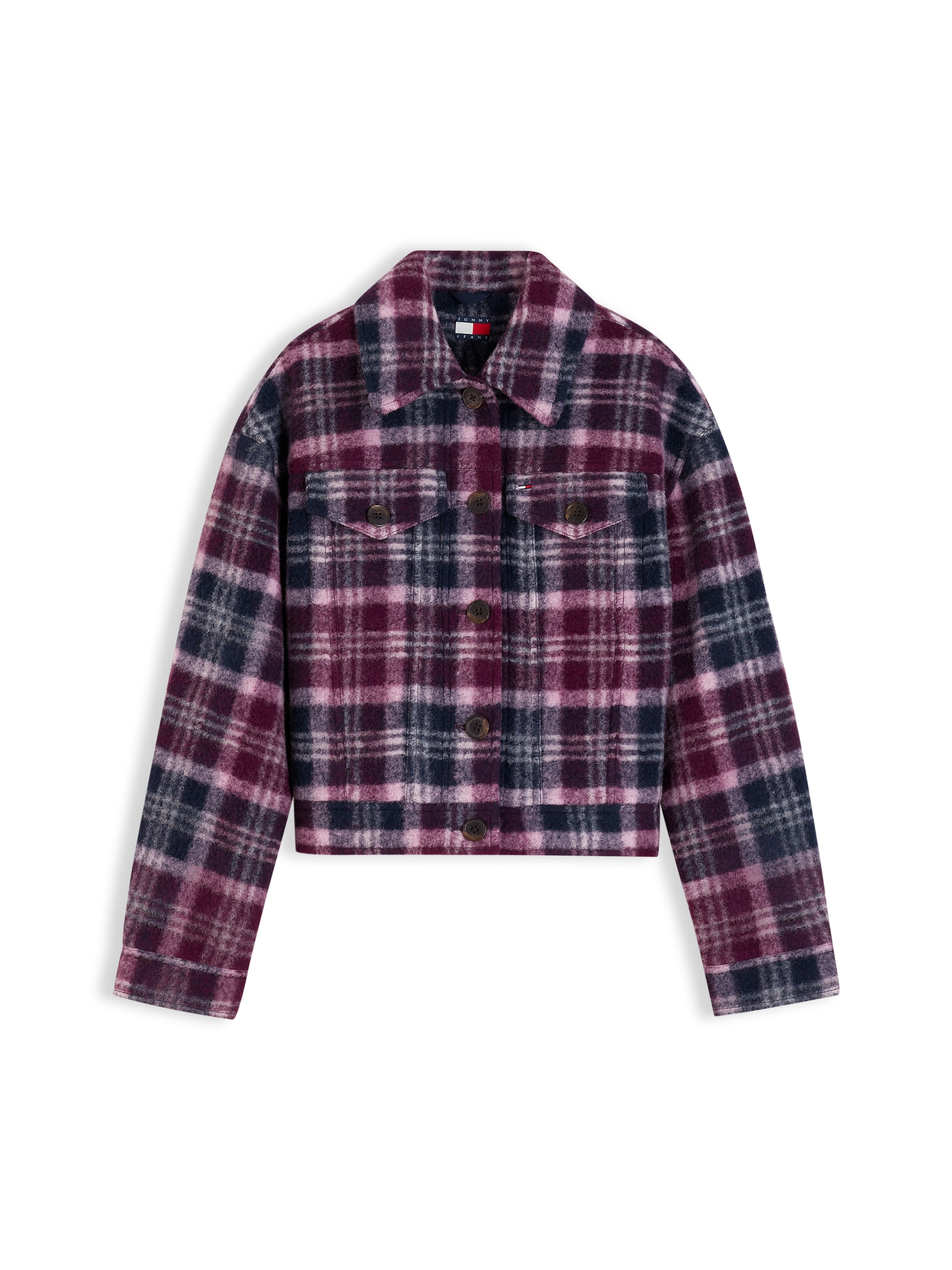 Tommy Jeans Tussenjas in Zwart: voorkant