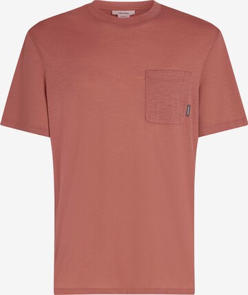 ICEBREAKERTehnička sportska majica 'Tech Lite III' - crvena boja: prednji dio