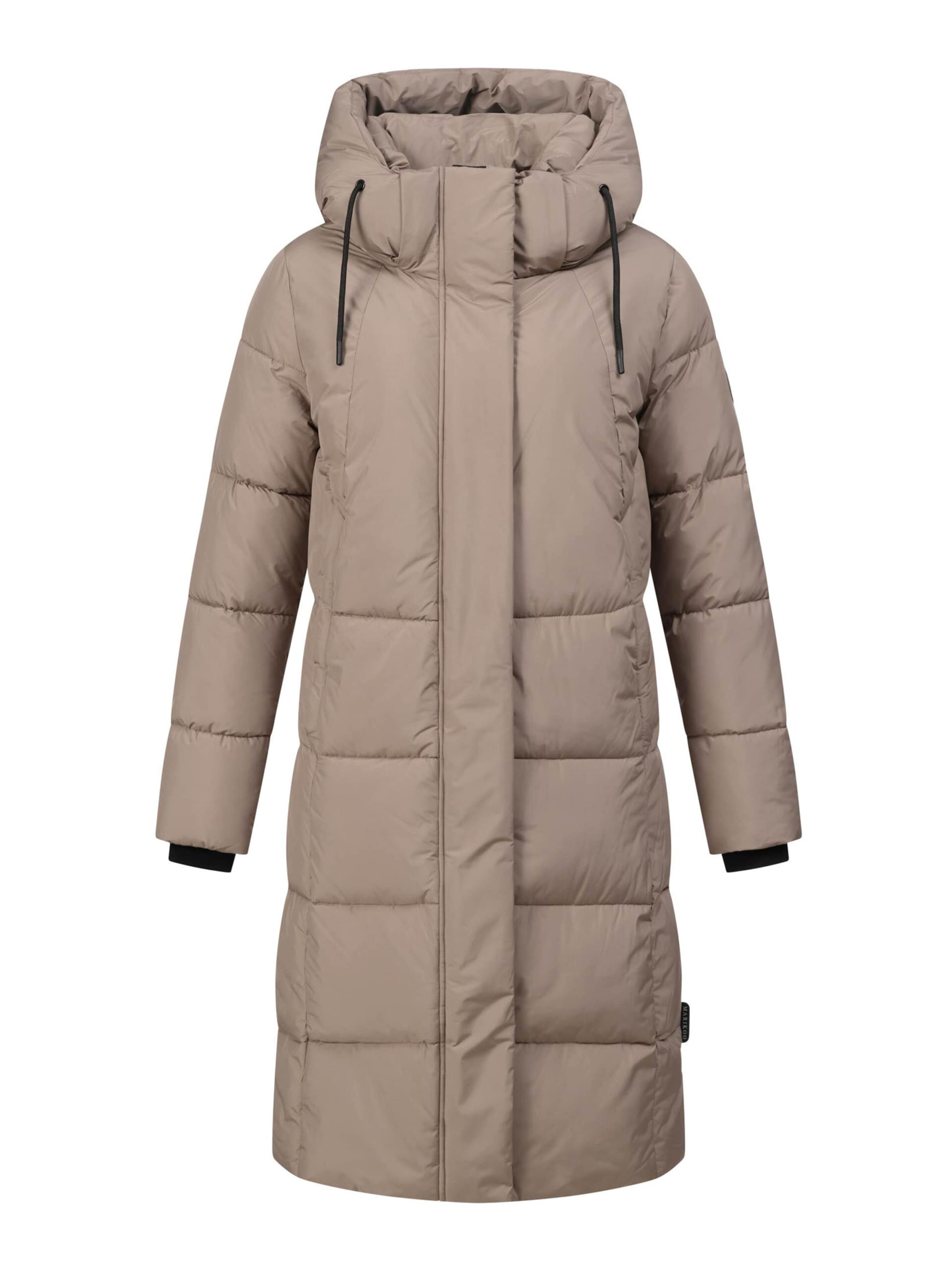 MARIKOO Winter Coat 'Tabiaa' in Grey: front