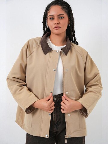 Giacca di mezza stagione di Bigdart in beige: frontale