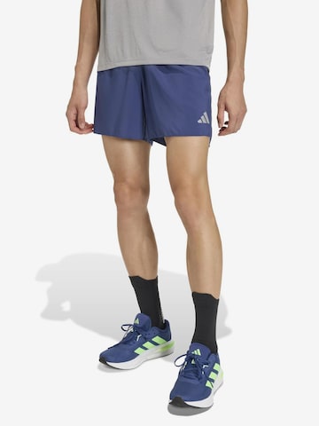 ADIDAS PERFORMANCE Regular Urheiluhousut 'Ess' värissä sininen: etupuoli