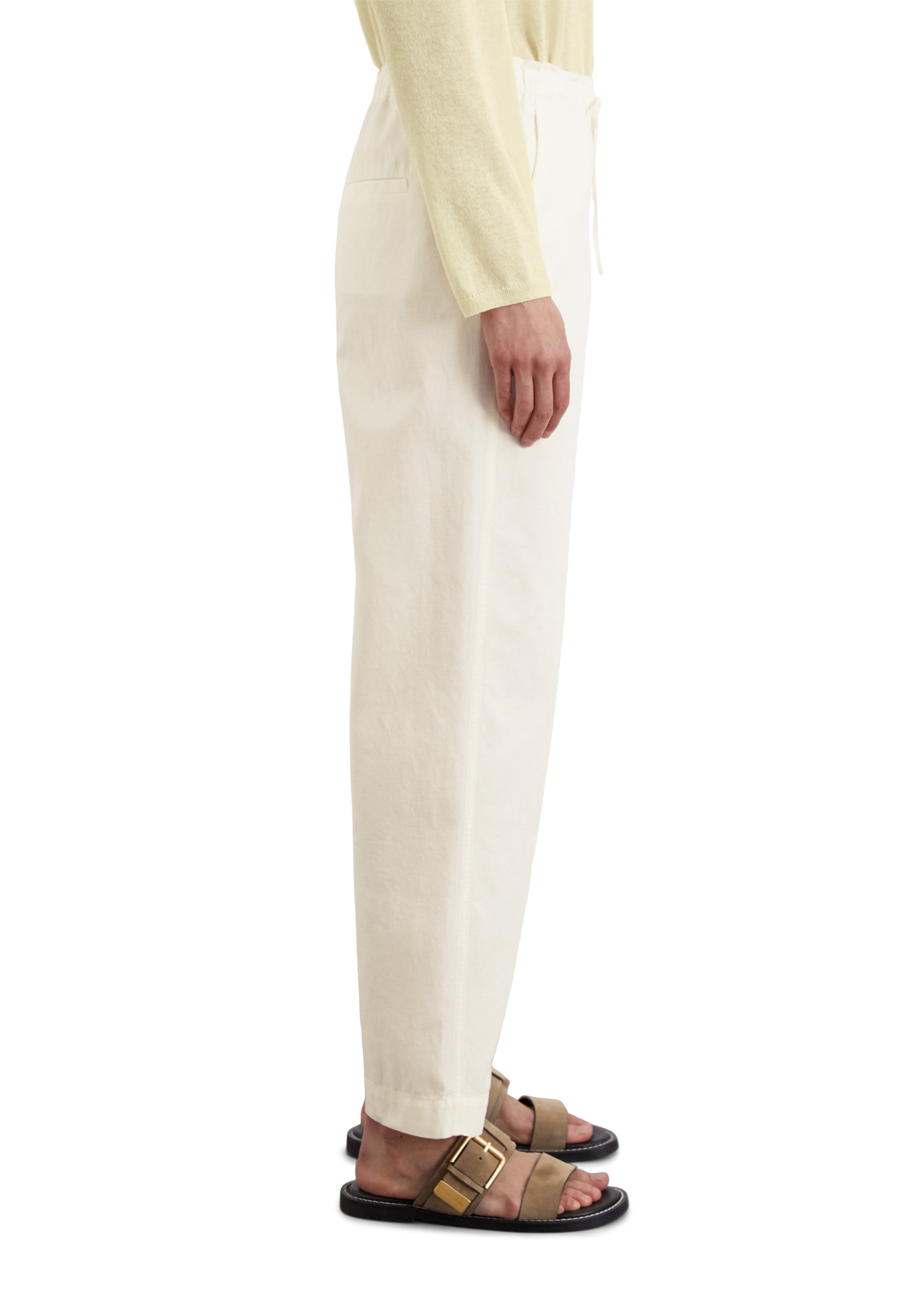 Marc O'Polo Tapered Pants in White