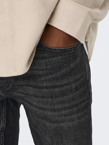 Only & Sons Slimfit Jeans 'Loom' in Zwart