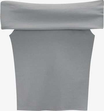 Top di Pull&Bear in grigio: frontale