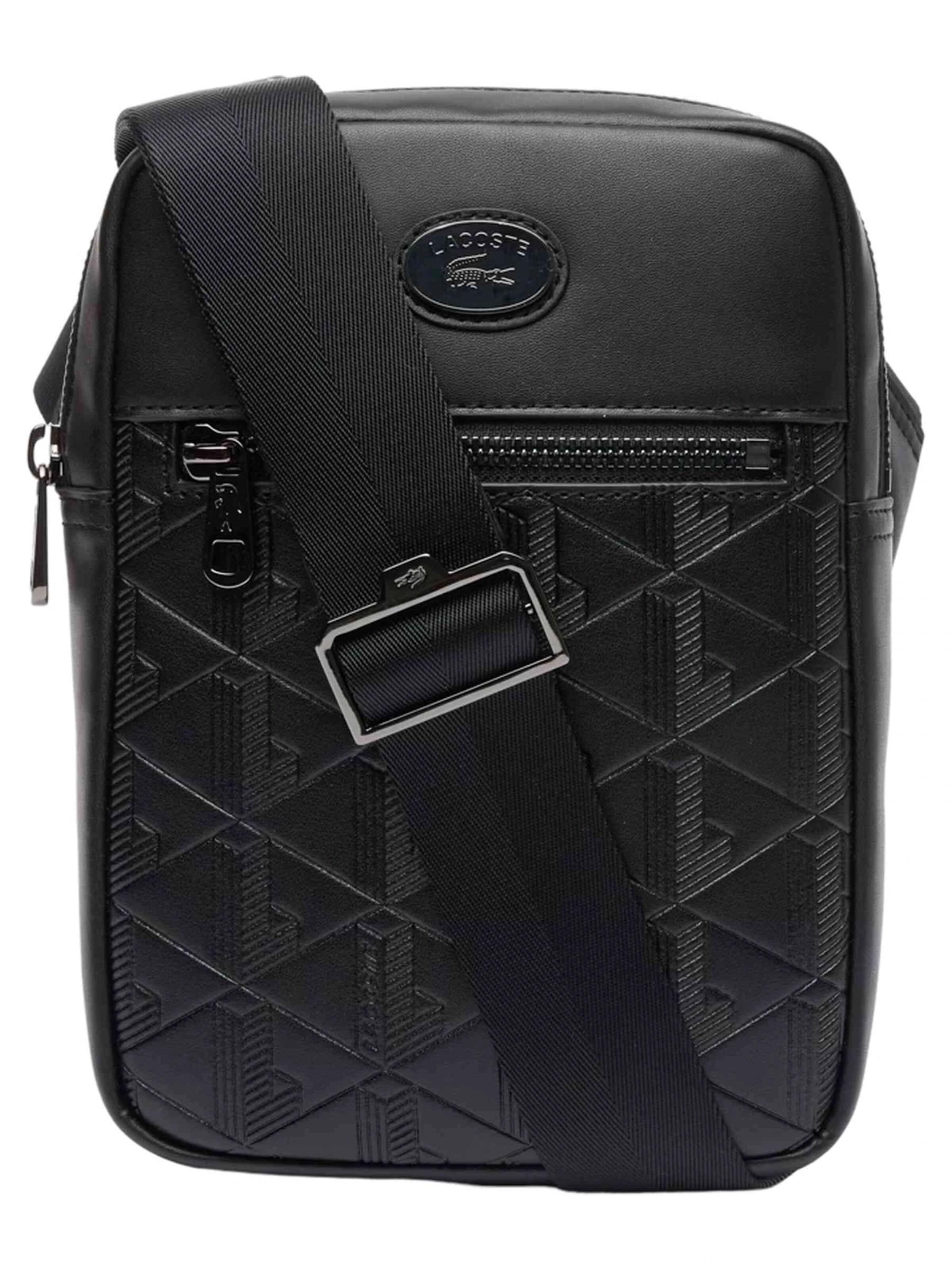 LACOSTE - Messenger en negro: frente