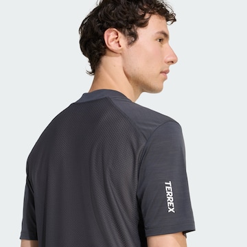 ADIDAS TERREX - Camisa funcionais 'Xperior' em cinzento