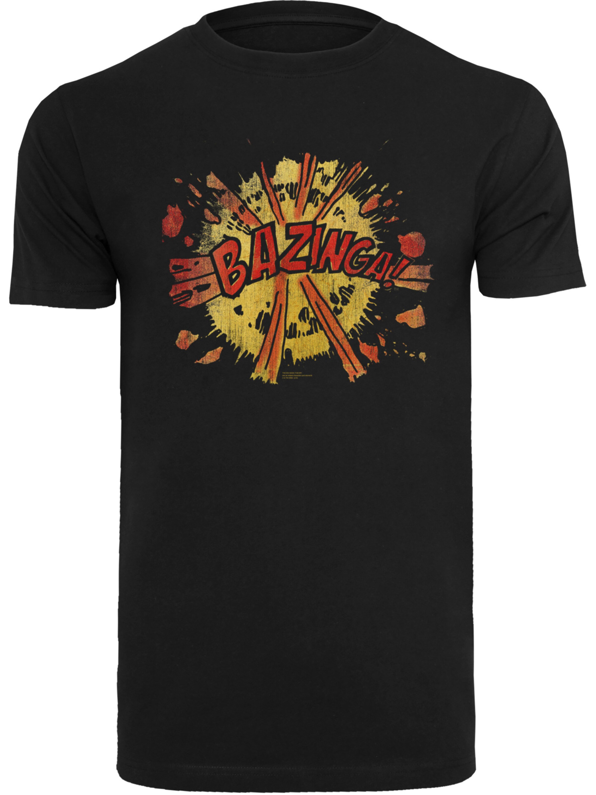 F4NT4STIC Shirt in Zwart: voorkant