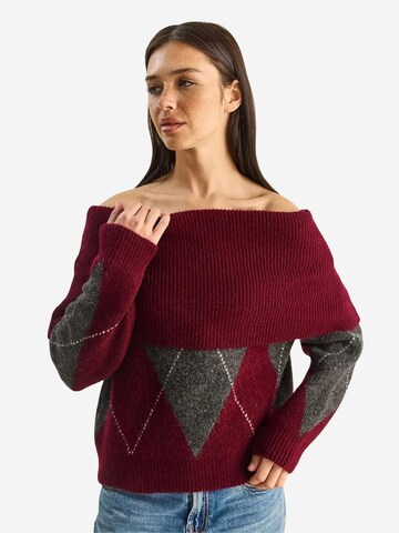 Pull-over Bianco Lucci en rouge