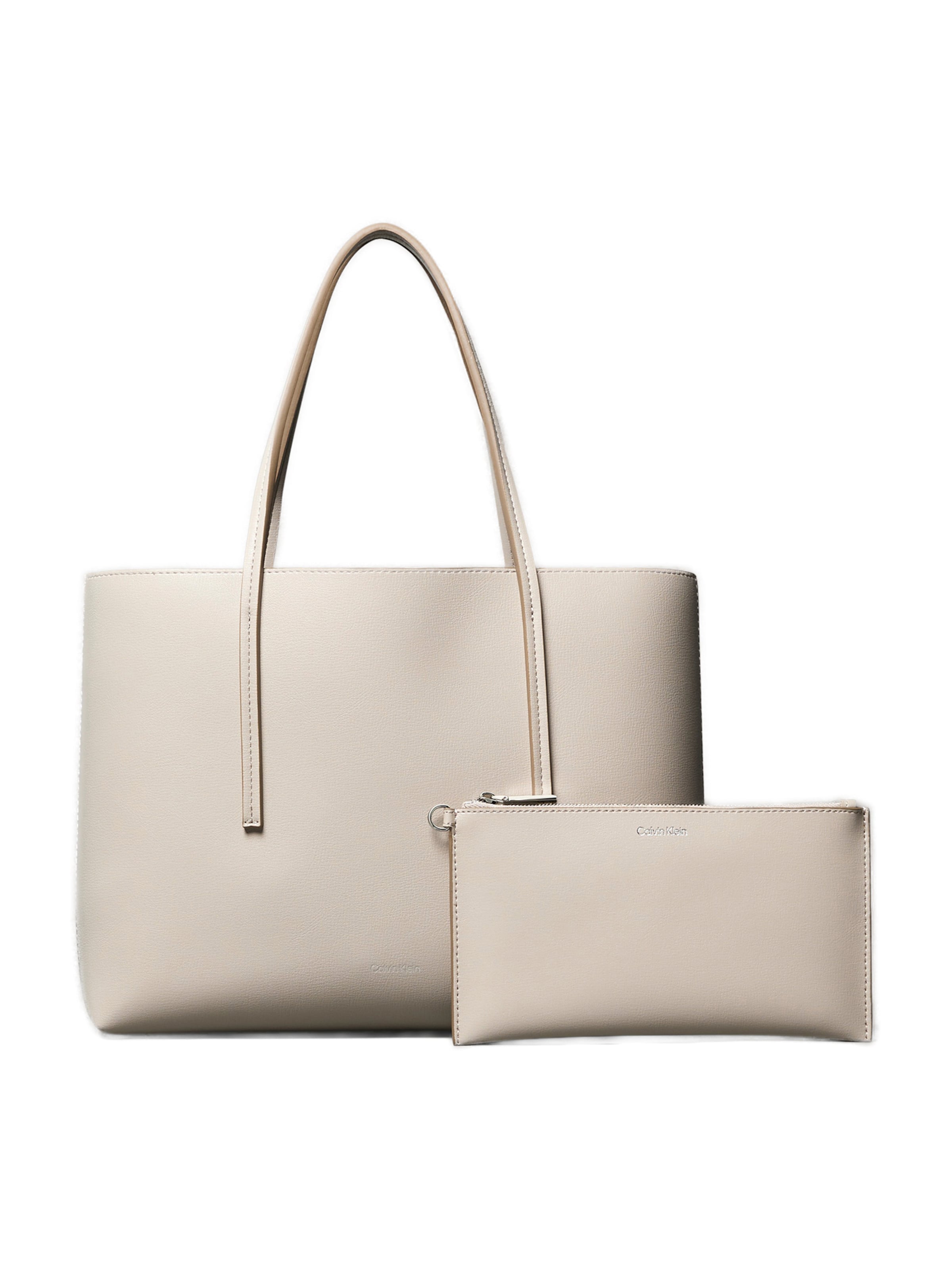 Calvin Klein Shopper in Beige: front