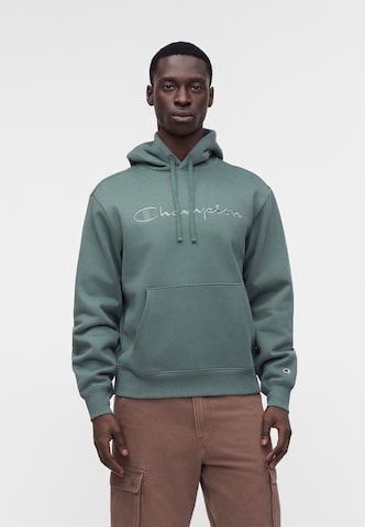 Champion Sweatshirt in Groen: voorkant
