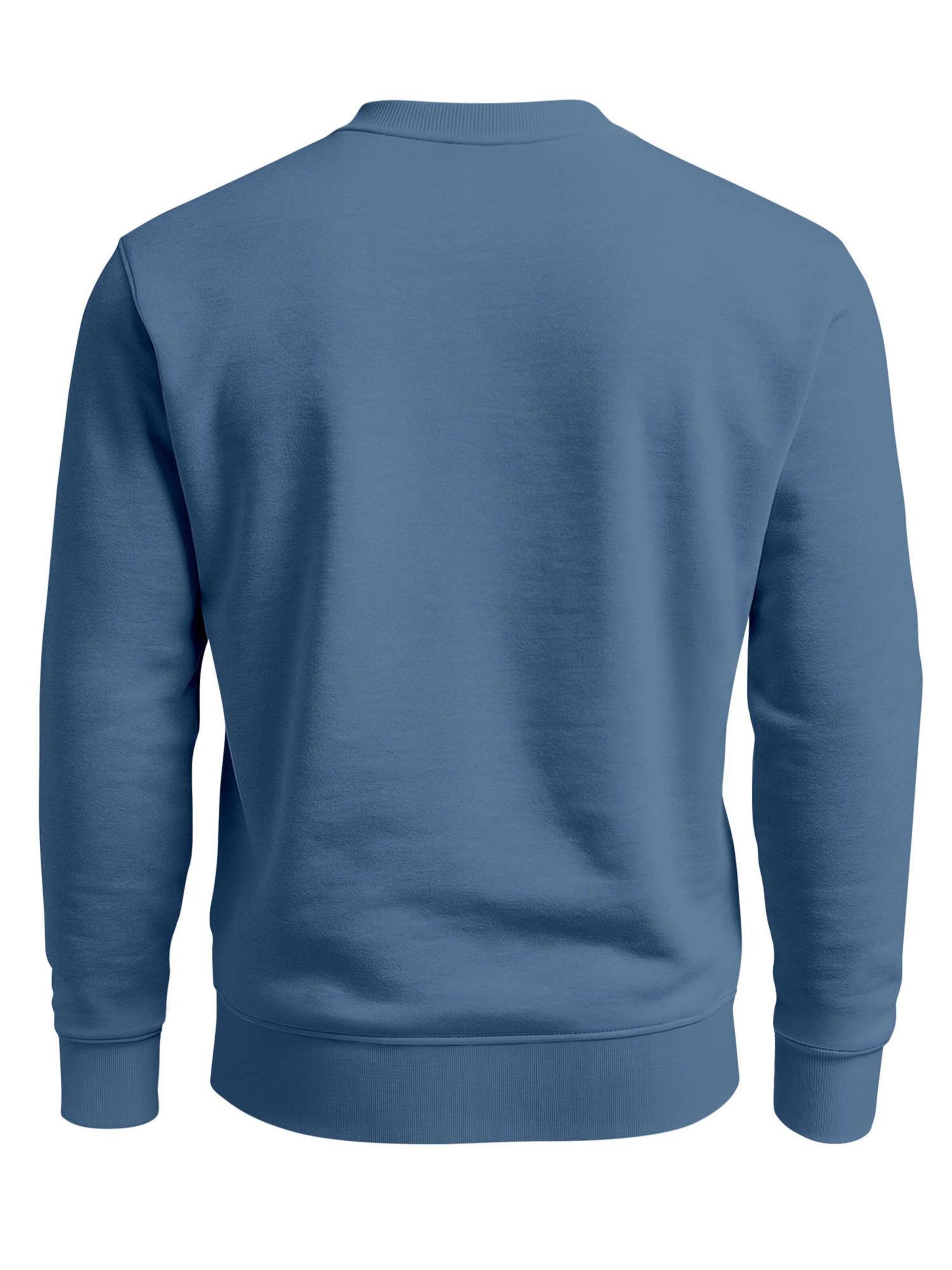 Neverless Sweatshirt 'Climbing Mountain' in Blue
