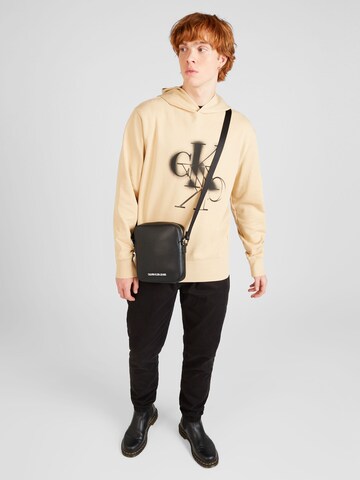 Calvin Klein Jeans Sweatshirt in Beige