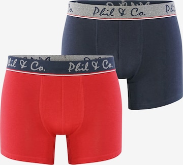 Boxers 'Retro' Phil & Co. Berlin en bleu : devant