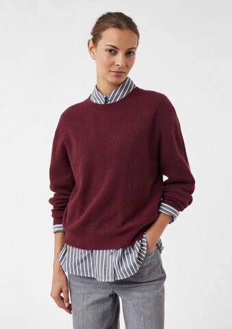 COMMA Trui in Rood: voorkant