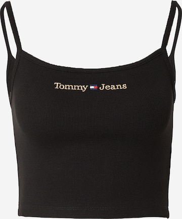 Tommy Jeans Top in Zwart: voorkant