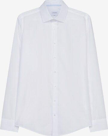 SEIDENSTICKER Slim fit Business Shirt in White: front