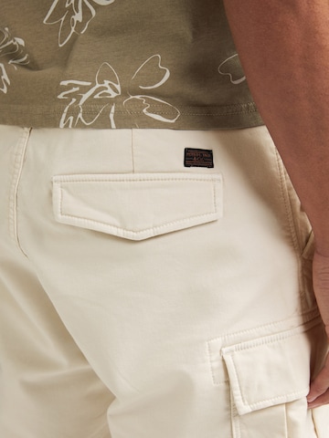 Petrol Industries - regular Pantalón cargo en blanco