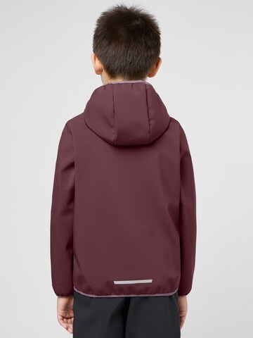 JACK WOLFSKIN Ulkoilutakki 'FOURWINDS' värissä punainen