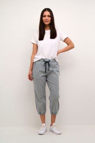 Kaffe Tapered Pants 'Naya' in Blue