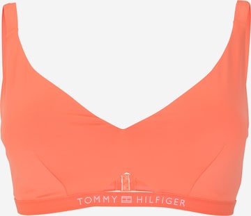 Hauts de bikini Tommy Hilfiger Swimwear Plus en orange : devant