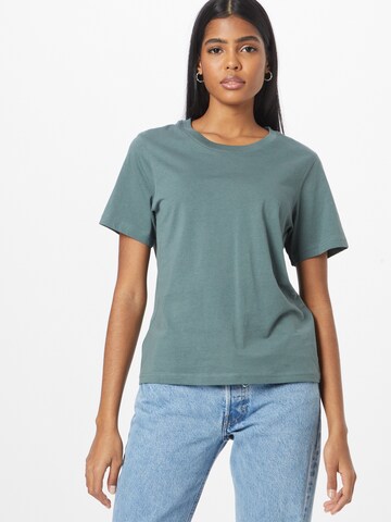 T-shirt 'Essence Standard' WEEKDAY en vert : devant