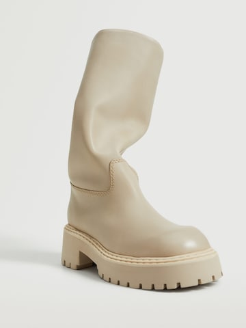 Bottes 'Prima' MANGO en beige